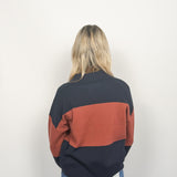 Color Block Knit Polo