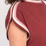 The Jessica Stripe Trim Top