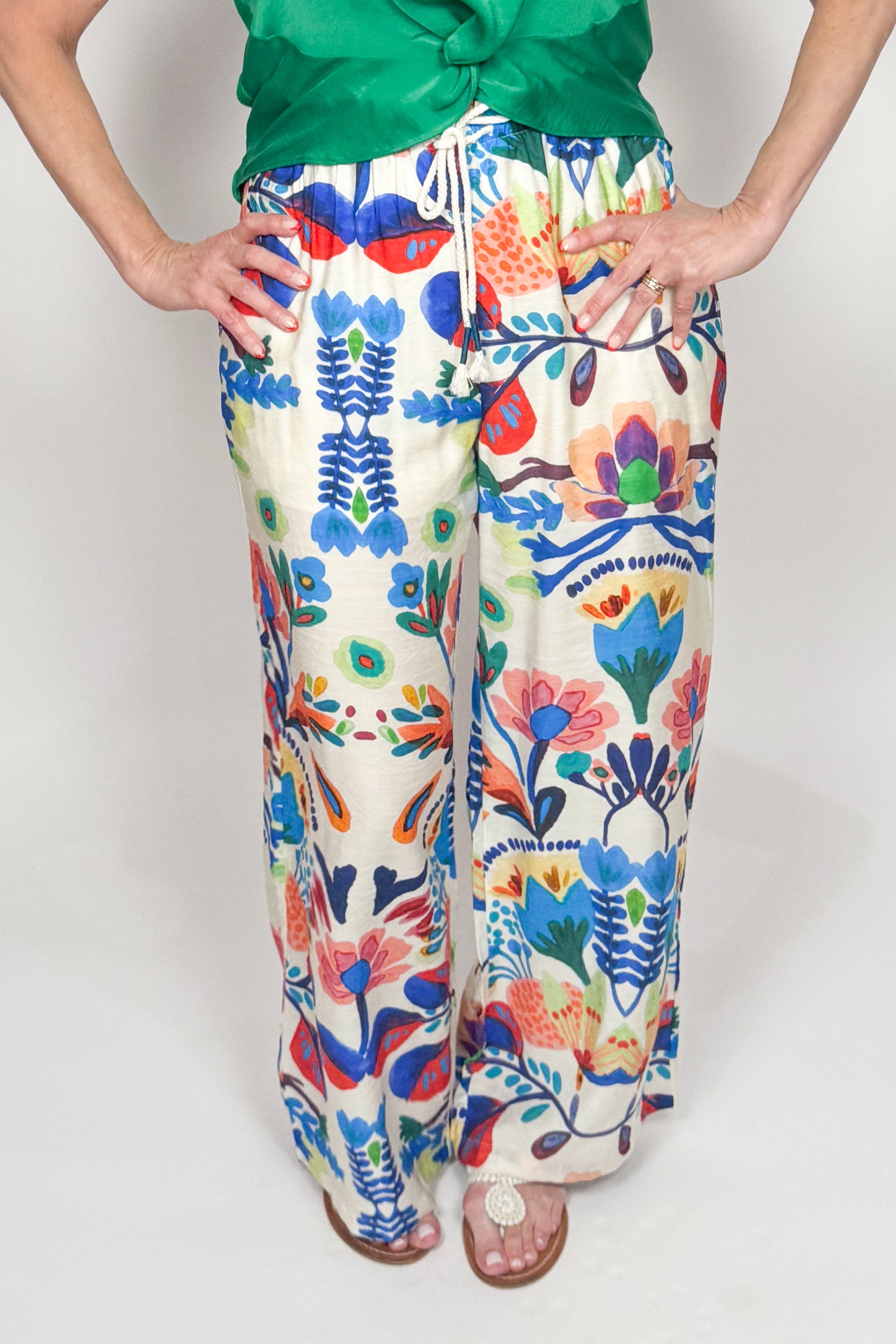 The Amalfi Printed Pants