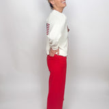 American Flag Open Cardigan