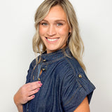 The Presley Denim Midi Dress