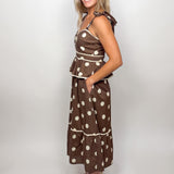 The Bella Polka Dot Midi Dress