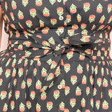 The Claire Floral Block Print Midi Dress