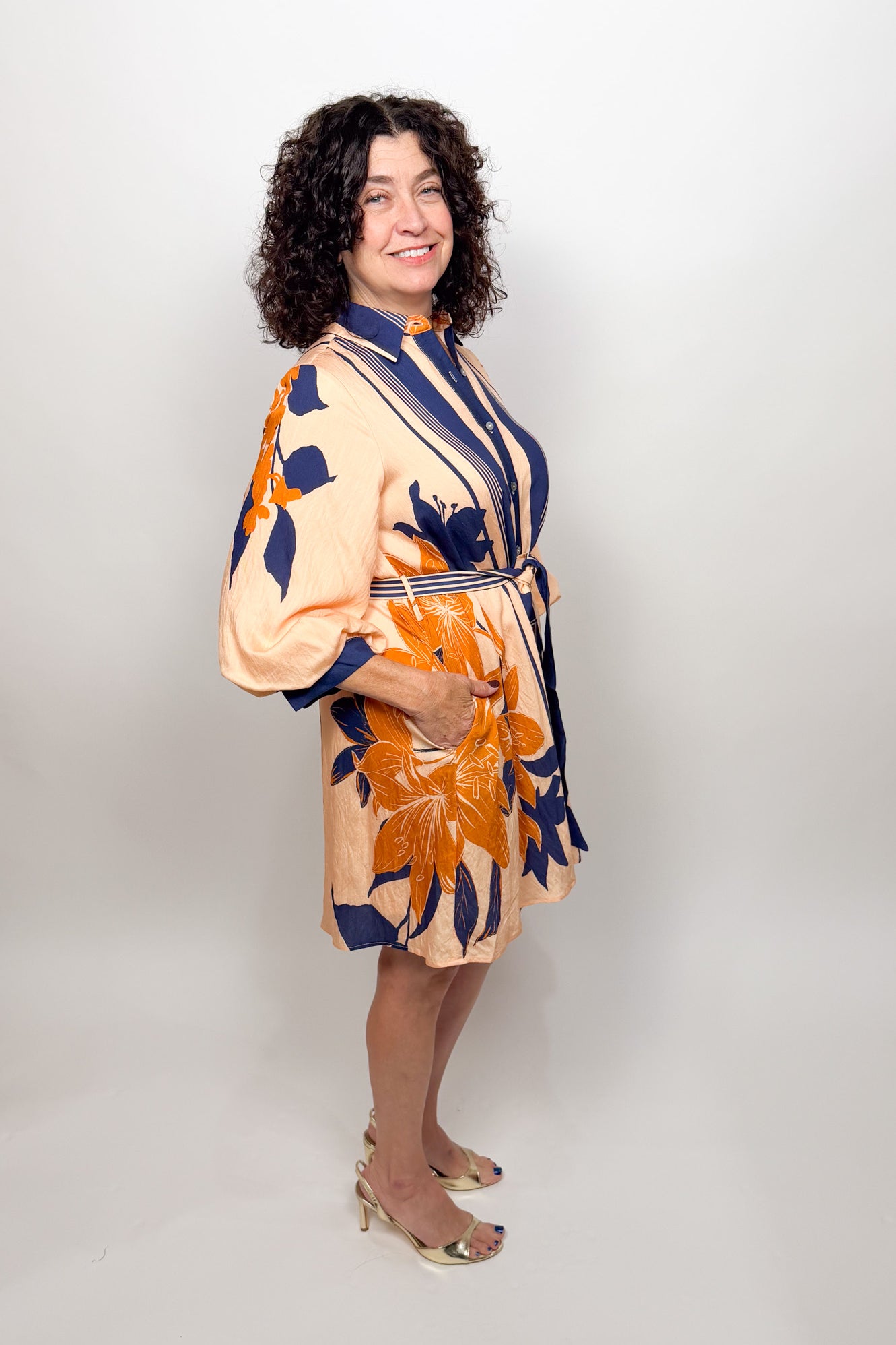 The Devin Floral Tie Dress