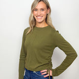 The Rome Ruched Side Top