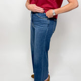 High Rise Crop Wide Leg Denim - Flying Monkey Jeans - C8