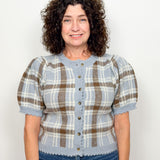 The Bodhi Plaid Short Sleeve Cardigan