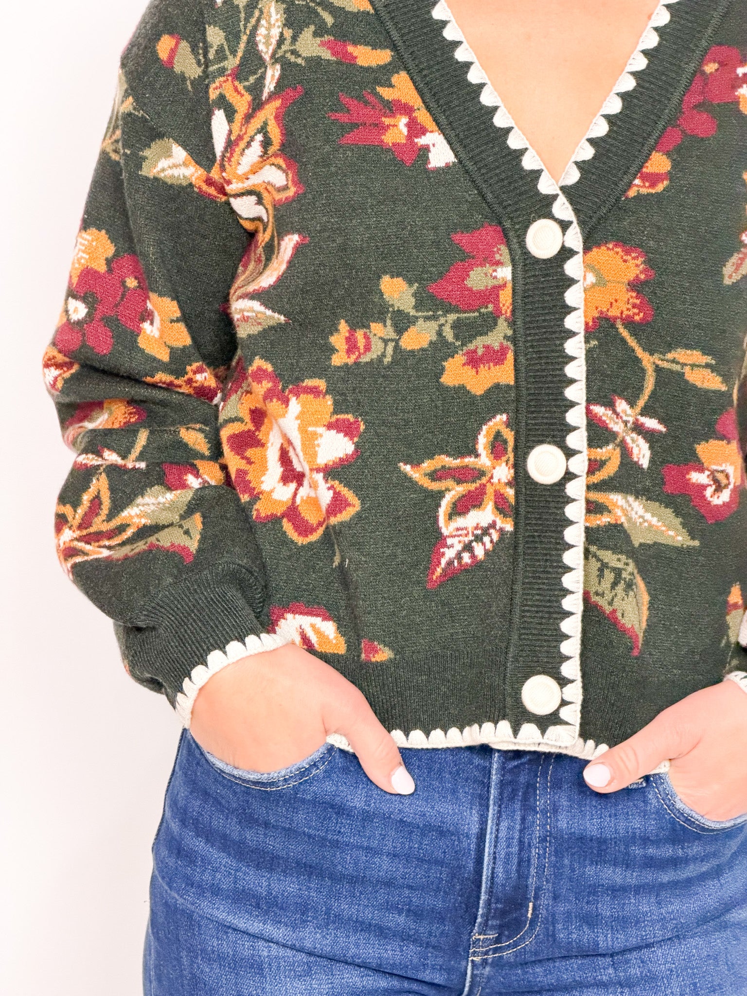 The Gracen Floral Cardigan