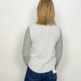 The Frances Mixed Print Long Sleeve Top