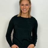 The Beth Shoulder Button Sweater