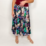 The Pollyanna Abstract Midi Skirt