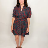 The Scarlett Plaid Tie Dress