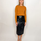 The Moxie Faux Leather Skirt