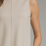 The Lola Ultra Soft Mock Neck Sleeveless Top