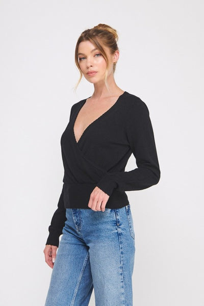 the Malin Criss Cross Sweater