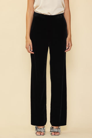 the Cypress Black Velvet Pants