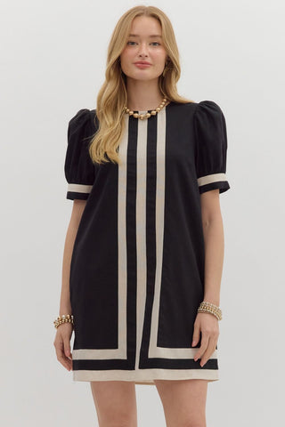 the Elara Stripe Dress