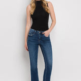 Mid Rise Ankle Slim Straight - Flying Monkey Jeans    G1