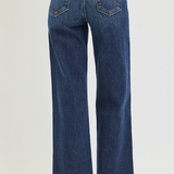 High Rise Cropped Wide Leg Denim - Risen Jeans - D5