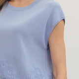 The Cassandra Lace Trim Top