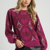 the Misha Floral Sweater