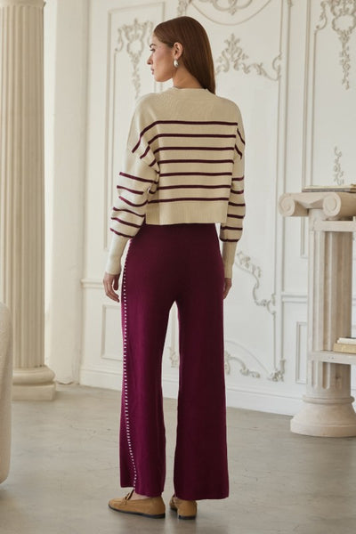the Ella - Cream Stripe