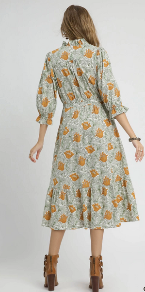 the Juliana Floral Fall Dress