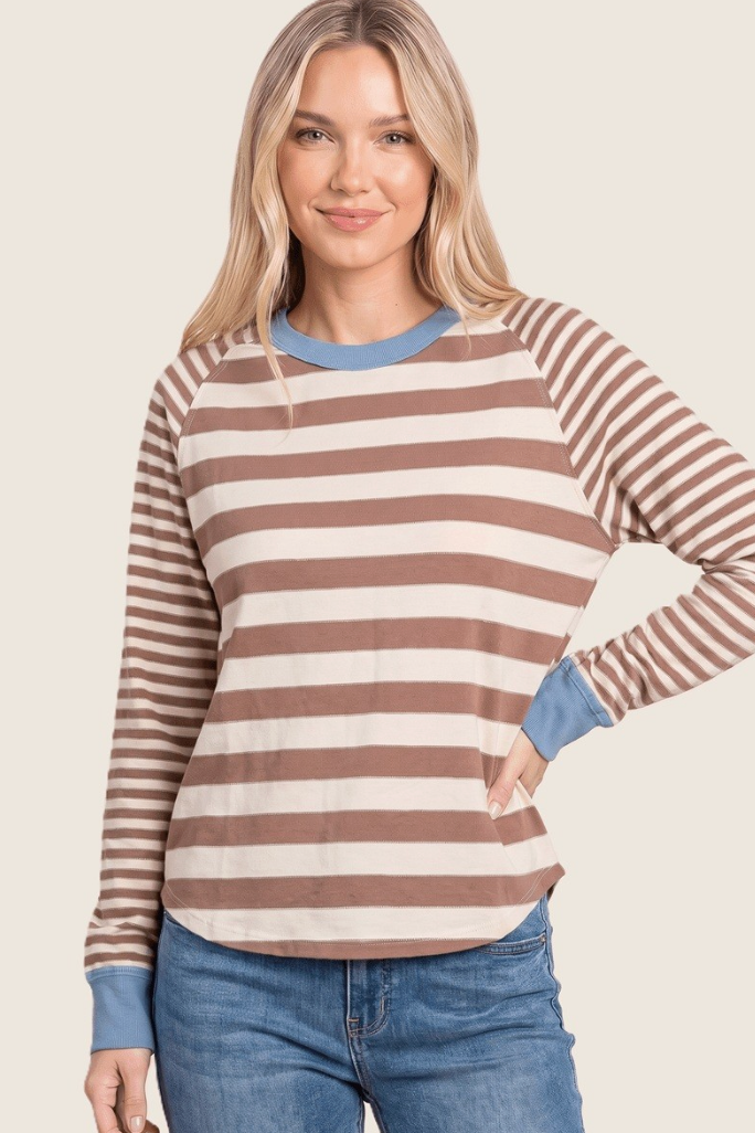 The Hazel Striped Light Sweater