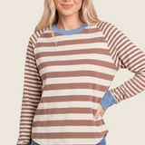 The Hazel Striped Light Sweater