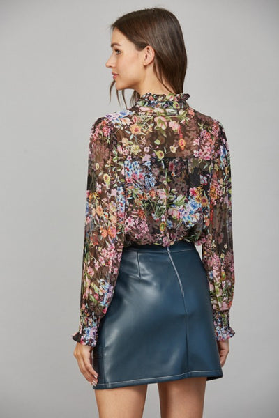 the Lauren Floral Blouse