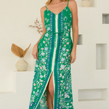 The Margo Green Floral Dress