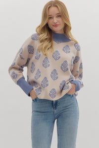 the Tilda Print Sweater