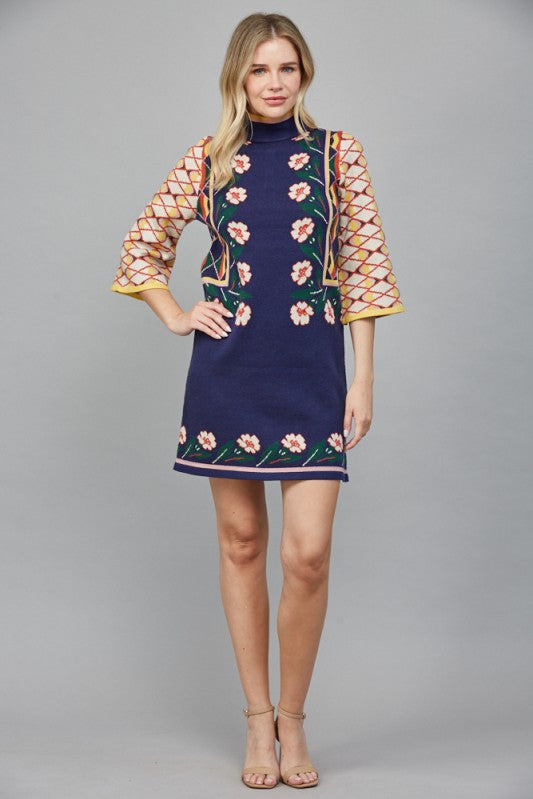 the Jocelyn Floral Sweater Dress