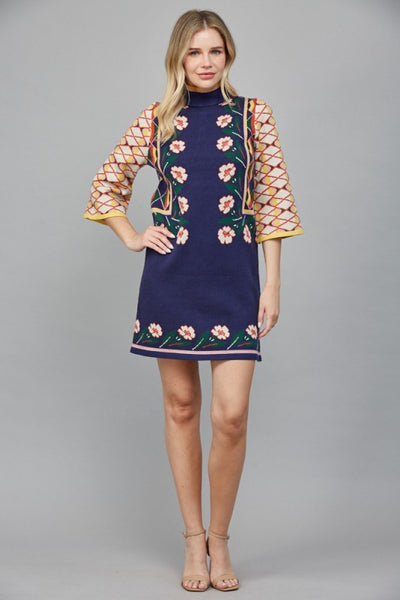 the Jocelyn Floral Sweater Dress