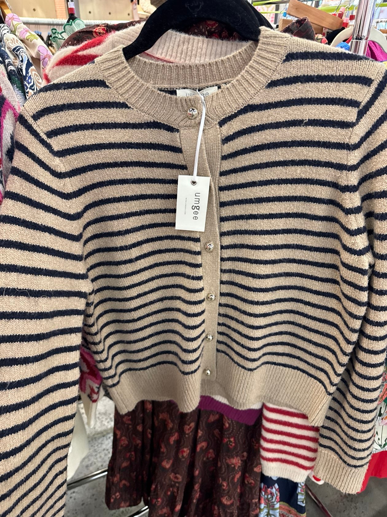 the Lulu Stripe Cardigan