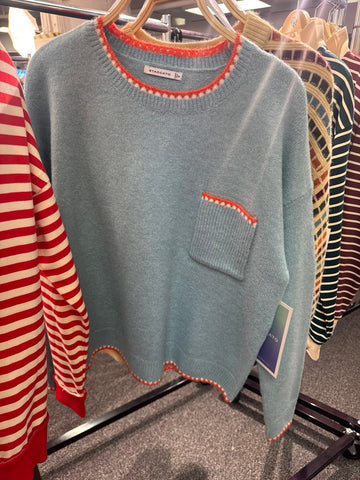 The Nina Stitch Edge Sweater