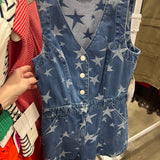 The Starla Denim Romper