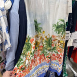 The Carrie Tropical Scene Skirt