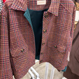 The Heritage Plaid Tween Button Front Jacket