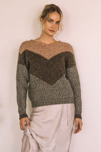 the Jennifer Chevron Sweater