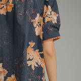 The Midnight Floral Blouse