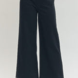 The Bradie - Navy Scalloped Hem Pants