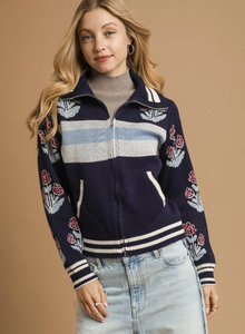 the Lincoln Zip up Sweater
