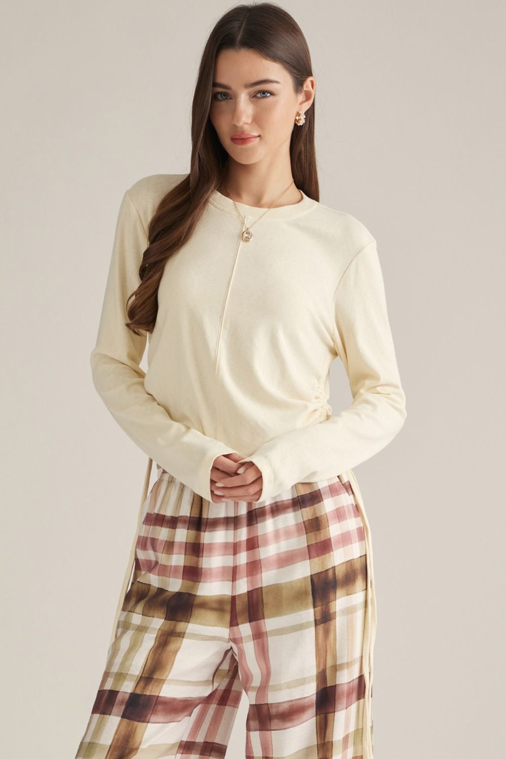 The Rome Ruched Side Top