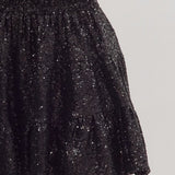 the Lexi Black Sequin Skirt