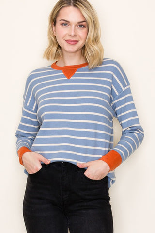 the Benny Stripe Pullover