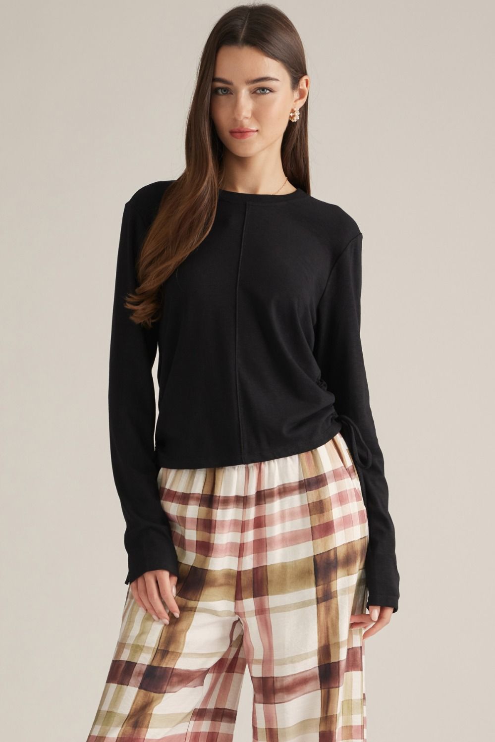 The Rome Ruched Side Top