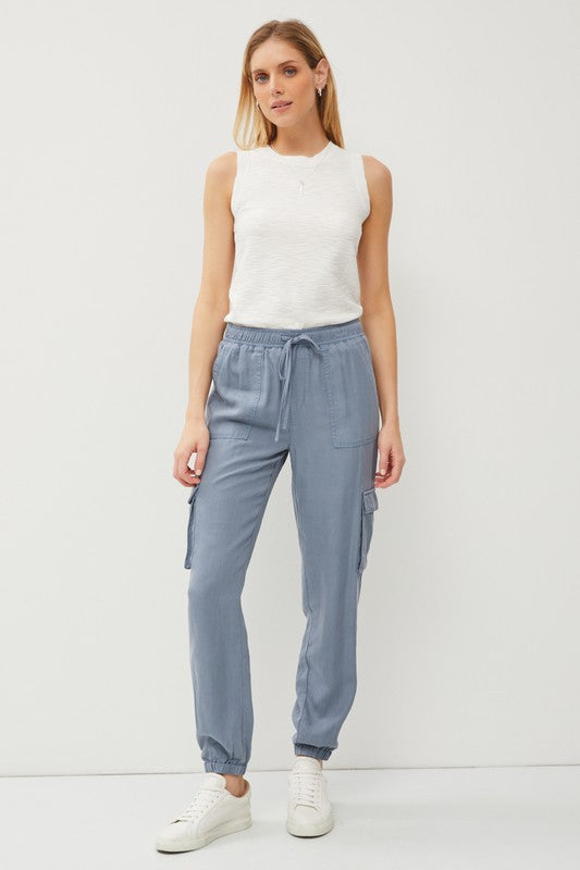 the Liz - blue cargo pants