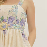 The Evie Eyelet Floral Midi Dress