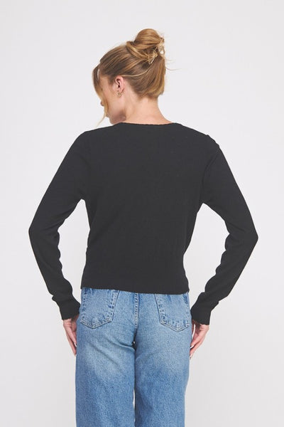 the Malin Criss Cross Sweater